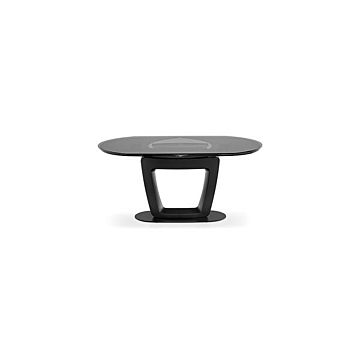 Calligaris Orbital 4145-S165 modern extendable table with elliptical top | Made to Order