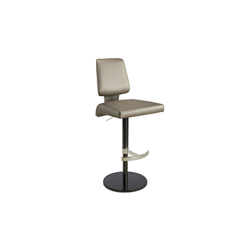 Elite Modern Magnum Swivel Bar Stool with Upholstered Back