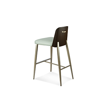 Elite Modern Coco Bar Stool Wood Back