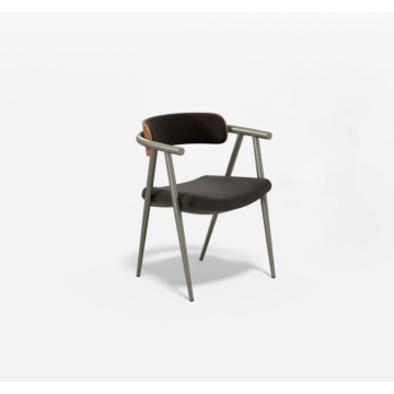 Elite Modern Brody Dining Chair with Wood Back