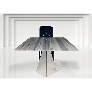 Stone International Freedom Steel Dining Table