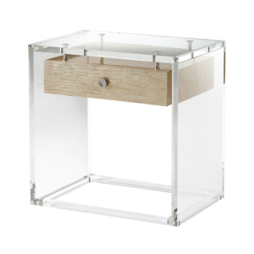 Theodore Alexander Generation Side Table, Sliver Fall