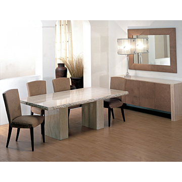 Stone International Roma Chiseled Dining Table