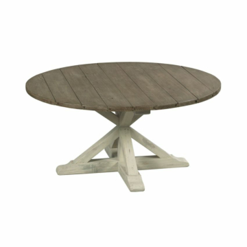 Hammary Reclamation Place Trestle Round Cocktail Table