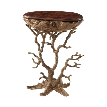 Theodore Alexander Gilt Grotto Accent Table