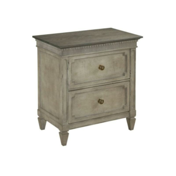 American Drew Savona Ax Two Drawer Nightstand