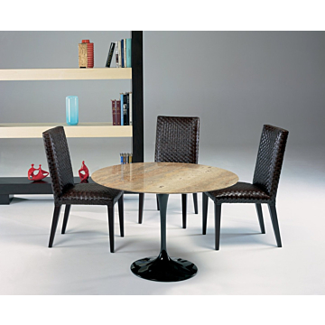 Stone International Flute Round Dining Table