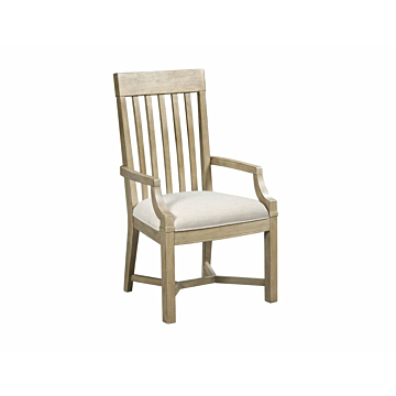 American Drew Litchfield James Arm Chair Driftwood