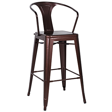 Chintaly Alfresco 8020 Bar Stool, Copper, $138.82, Chintaly, 
