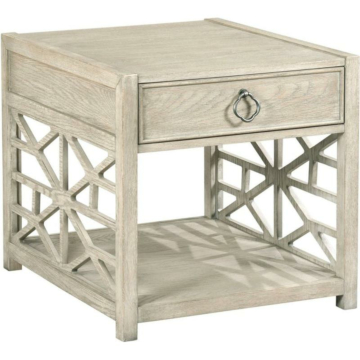 American Drew Vista Biscane Drawer End Table 803-915