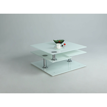 Chintaly 8052 Cocktail Table, White