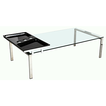 Chintaly 8151 Cocktail Table with Motion Tray