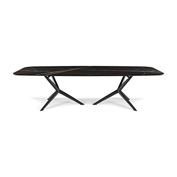 Atlantis Keramik Dining Table with Rounded Top