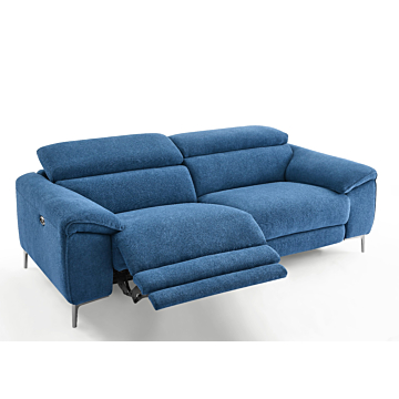 Lucca Fabric Sofa with Recliners | Creative Furniture-Cerulean Fabric HTL