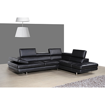 A761 Sectional in Black by J&M Furniture, $4,248.00, J & M Furniture, 