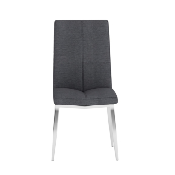 Chintaly Abigail Modern Curved-Back Upholstered Side Chair