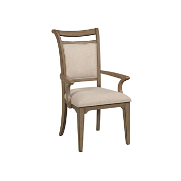 American Drew Carmine Phifer Upholstered Back Arm Chair