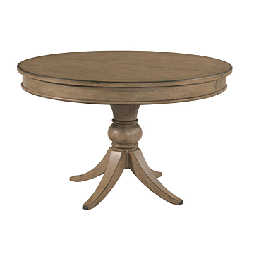 American Drew Carmine Round Dining Table Complete