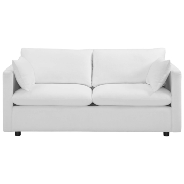 Modway Activate Upholstered Fabric Sofa-White