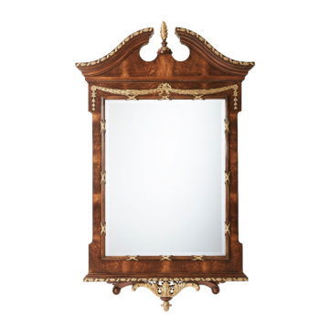 Theodore Alexander The India Silk Bedroom Wall Mirror