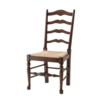 Theodore Alexander Victory Oak Ladderback Side Chair