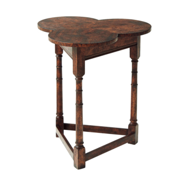 Theodore Alexander Oak Clover Accent Table