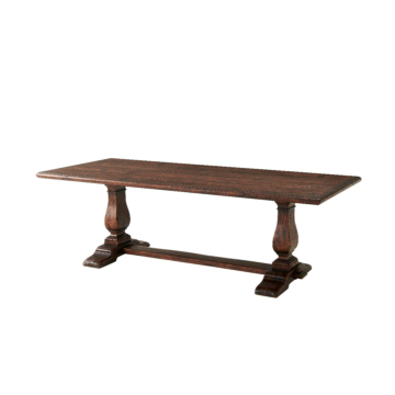 Theodore Alexander Victory Oak Refectory Dining Table