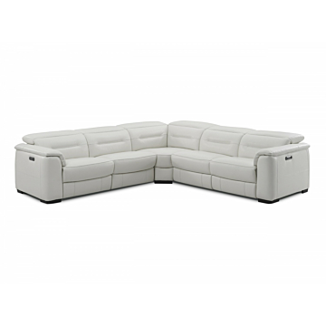 Rossi Sectional with Power Recliners | Creative Furniture, Alabaster