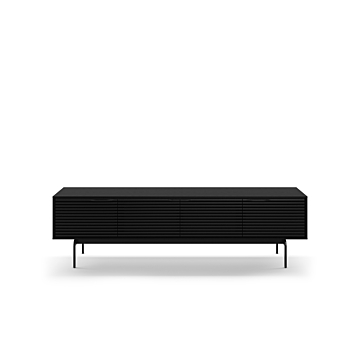 BDI Align 7473-CO Storage Console + Media Cabinet-Ebonized Ash