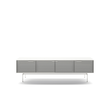 BDI Align 7473-CO Storage Console + Media Cabinet-Satin White
