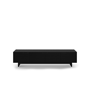 BDI Align 7473-ME Storage Console + Media Cabinet-Ebonized Ash