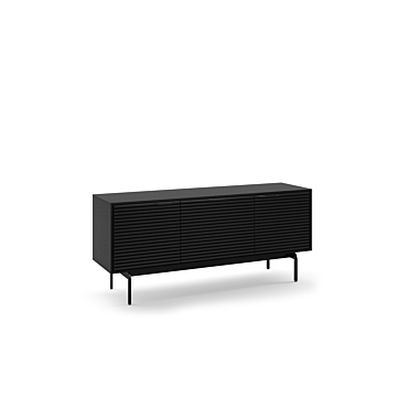BDI Align 7477-CO Storage Console + Media Cabinet-Ebonized Ash