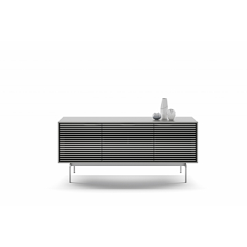 BDI Align 7477-CO Storage Console + Media Cabinet-Fog Grey