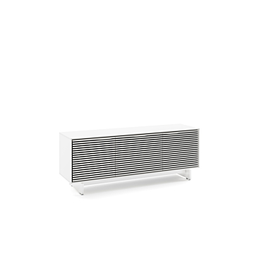 BDI Align 7477-ME Storage Console + Media Cabinet-Satin White