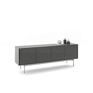 BDI Align 7479-CO Storage Console + Media Cabinet-Fog Grey