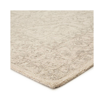 Jaipur Living Lena Handmade Medallion Light Gray Cream Area Rug