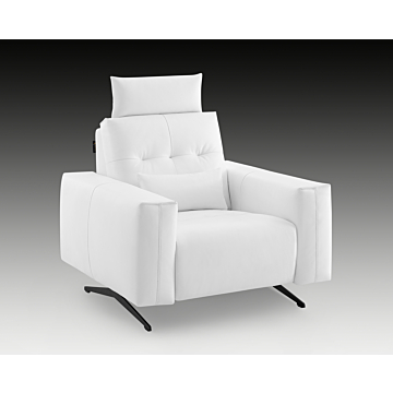 Amalfi Recliner Armchair | Creative Furniture-White