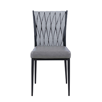 Chintaly Contemporary Side Chair w/ Weave Back - 2 Per Box