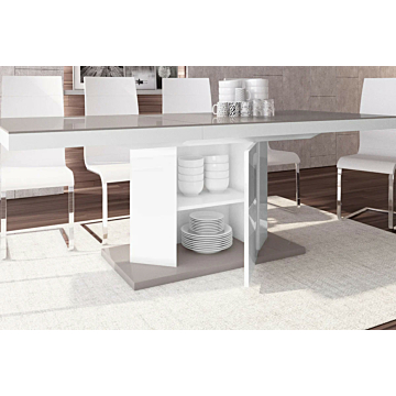Cortex Amigo 63" Extendable Dining Table, Cappuccino