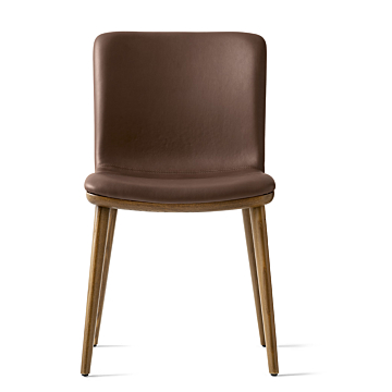 Calligaris Annie CS1847 Chair with Plush Seat and Metal Sled Base | Special Order