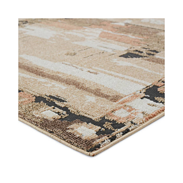 Vibe by Jaipur Living Naomi Medallion Beige Tan Area Rug