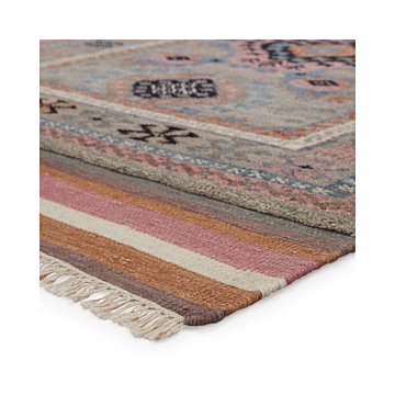 Jaipur Living Clovelly Hand-Knotted Medallion Taupe Multicolor Area Rug
