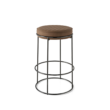 Calligaris Atollo CS-1876 modern barstool with upholstered seat | Made to Order