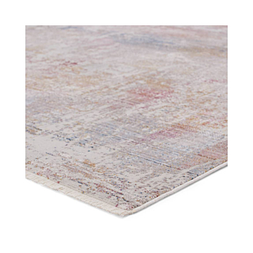 Vibe by Jaipur Living Jonet Abstract Light Gray Multicolor Area Rug