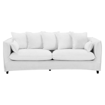 Modway Avalon Slipcover Fabric Sofa-White