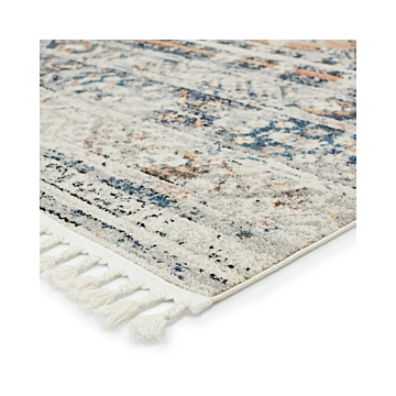 Vibe by Jaipur Living Camili Tribal Blue/ Light Orange Area Rug (5'3"X7'6")