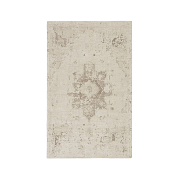 Barclay Butera by Jaipur Living Canyon Handmade Medallion Ivory/ Light Gray Area Rug 