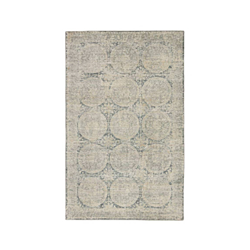 Barclay Butera by Jaipur Living Crescent Handmade Medallion Blue/ Gray Area Rug