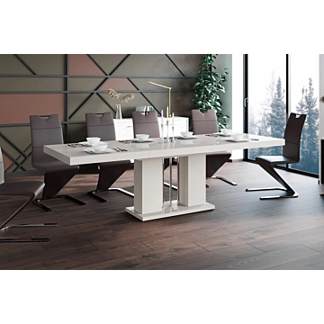 Cortex Nossa High Gloss Dining Table With Extension