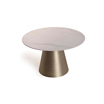 Bell End Table, Brass | Creative Furniture
